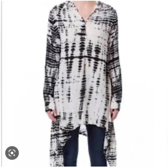 Pete&Greta by Johnny Was long sleeve tie dye dress tunic kaftan - Picture 3 of 6